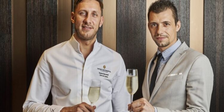 Chef de Cuisine Davide Giacomelli and Restaurant Manager Artem Viglione
