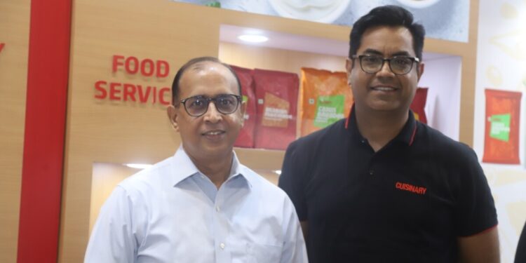 L-R Santhosh Stephen, Managing Director and Vikas Arora, Business Head (Foodservice) Symega Food Ingredients