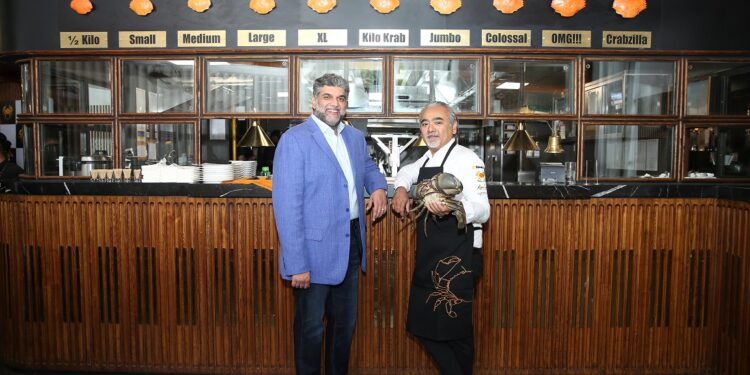 L-R Ramit Bharti Mittal, Executive Chairman And Director, Gourmet Investments Pvt. Ltd. & Chef Dharshan Munidasa