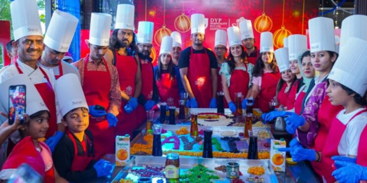 Sayaji Hotel Kolhapur hosts Cake-Mixing Event