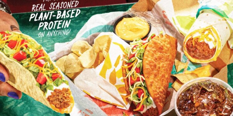 Taco Bell introduces the Naked Veggie Taco, a plant-based protein option