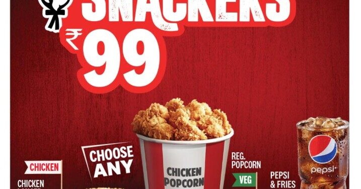 KFC Launches Affordable New Snacker Range in India