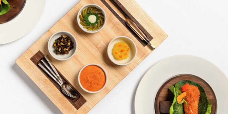 Eleven Madison Park Collaborates with Masque for Exclusive 10 Course Plant-Based Extravaganza.