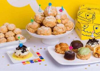 Japanese Beard Papa’s Collaborate with Austin’s H Mart for Cream Puffs