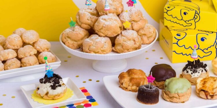 Japanese Beard Papa’s Collaborate with Austin’s H Mart for Cream Puffs