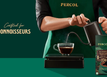 Percol, a coffee brand from the UK, is brought to India by Continental Coffee.