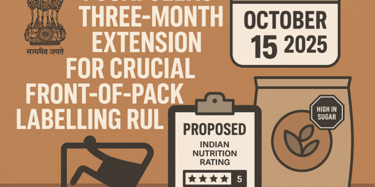 FSSAI Seeks Three-Month Extension for Crucial Front-of-Pack Labelling Rules