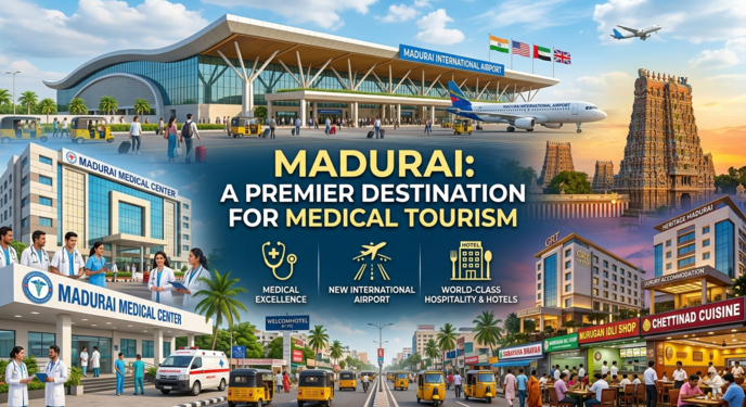 New International Airport Status & Surging Medical Tourism Give Wings to Madurai Hotels’ Sector